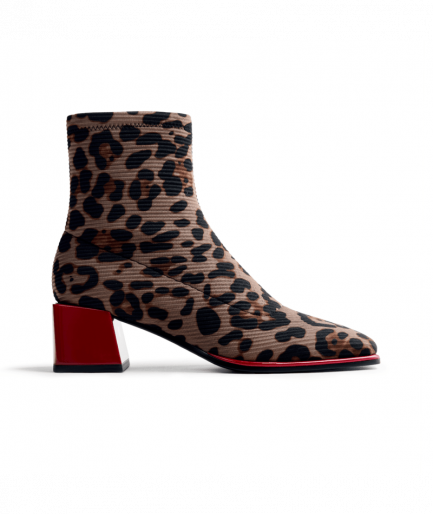 Botin Licra Animal Print Inger - GIOSEPPO
