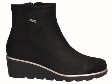 Botín Licra Plantilla Extraible Impermeable Negro- D´CHICAS