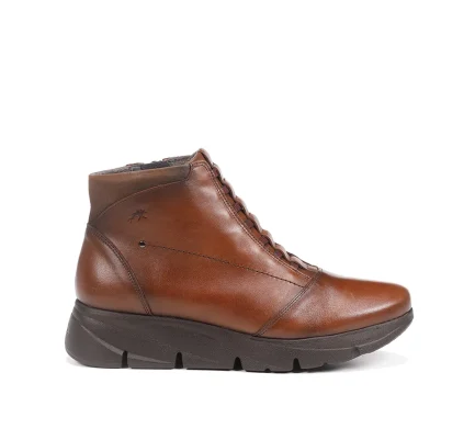 Botin Bona Cremallera y Elasticos Cuero - FLUCHOS
